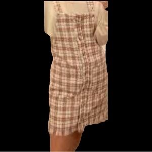 KORI/ NWT/ Overall Dress / Mini Mauve/ size L